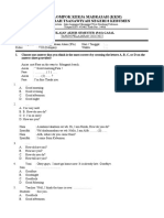 Soal PAS Gasal Bahasa Inggris 7