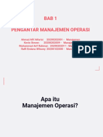 Manajemen Operasi Bab 1 Kelompok 2