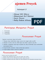 Manajemen Operasi - Manajemen Proyek - Kelompok 2