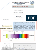 Espectrofotómetro LUV