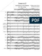 Mozart Sonate Für Zwei Klaviere D Dur K381 Für Orchester