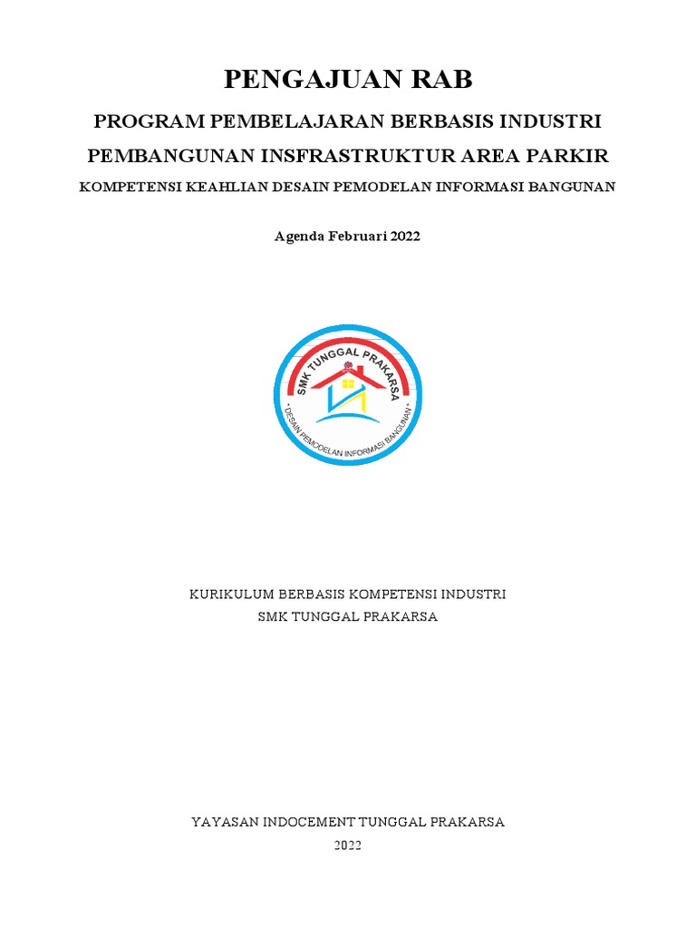 Pengajuan Rab Area Parkir | PDF