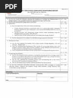 EVOSS M&E Form 1