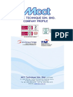 MCC Technique SDN BHD M&E Profile 2017