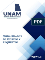Requisitos de ingreso UNAM 2021-II