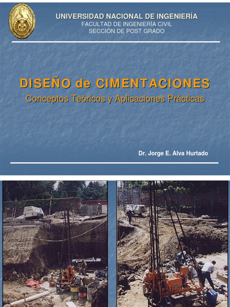 Diseño de Cimentaciones: Guía Geotécnica | PDF | Fundación (Ingeniería ...