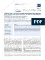 Mental Health and Well-Being of Children in The Philippine Setting During The COVID-19 Pandemic
