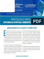 Protocolo Docencia Virtual Uasd 2022-10