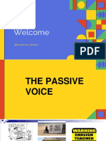 The Passive Voice in Grammar Review