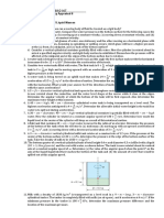 CENG 197 - CE Competency Appraisal II Problem Set 5 Translation and Rotation of Liquid Masses