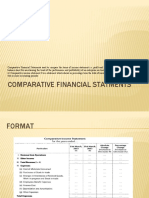 Comparative Financial Statments