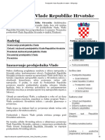 Predsjednik Vlade Republike Hrvatske - Wikipedija