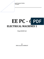 Electrical Machines 1 Final Module
