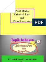 Criminal Law and Press