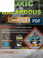 Toxic and Hazardous Waste