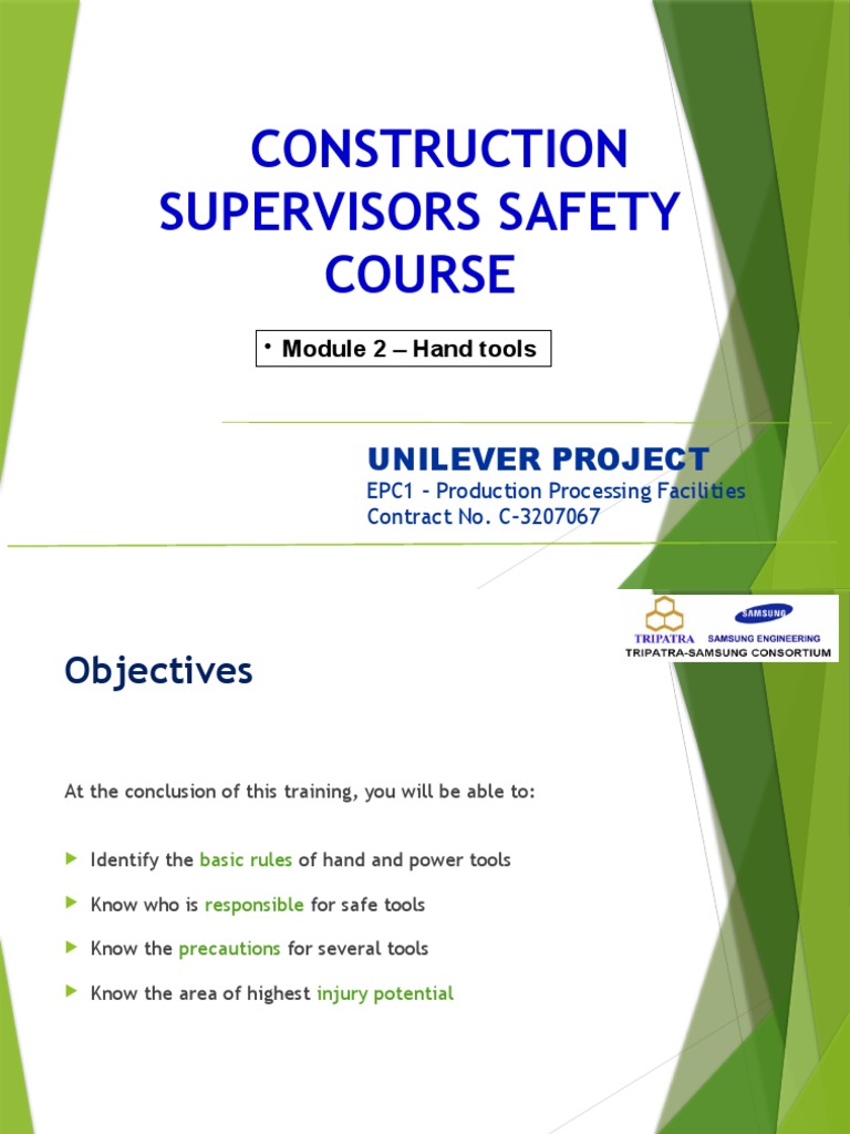Hand Tools Training Module PDF Hammer Tools