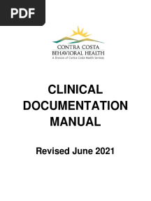 Clinical Documentation Manual