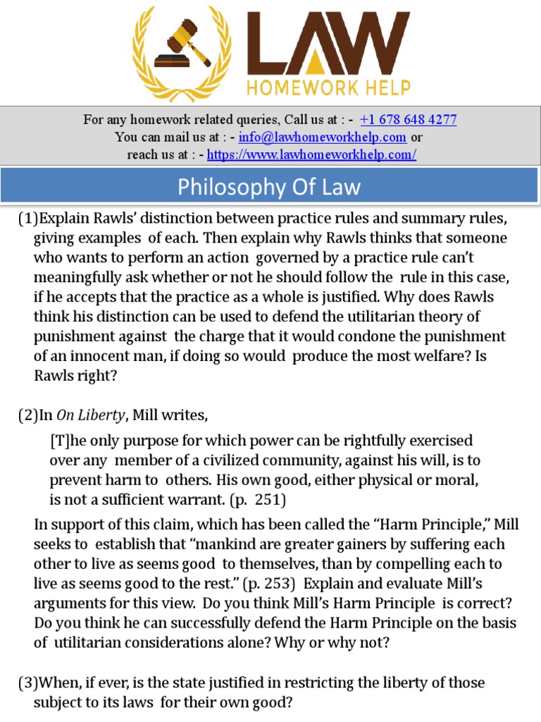 Online Philosophy Assignment Help | PDF | Utilitarianism | Rationality