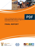 Final Report Study To Enhance Labour Intensity of EPWP 2012