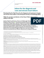 2021 ESC Guidelines for the Diagnosis and Treatment of Acute and Chronic Heart Failure