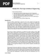 Software Engineering 1 Module