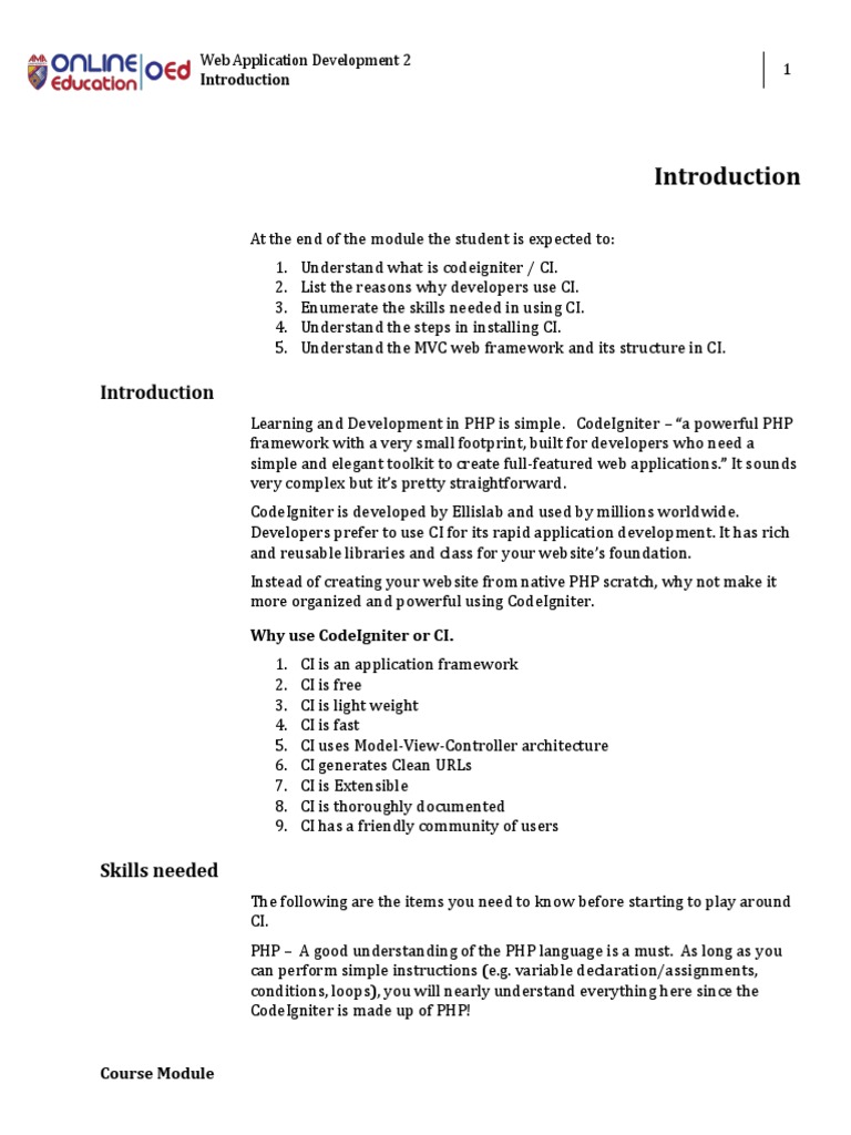 Application Dev and Emerging Technologies Module | PDF | Php | Uniform