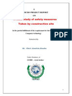 A Case Study of Safety Measures Taken by Construction Site: A Micro Project Report ON