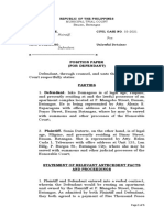 Position Paper (For Defendant) : Republic of The Philippines