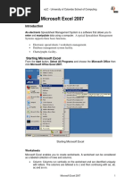 Free Microsoft Excel 2007 Tutorial | PDF | Microsoft Excel | Spreadsheet