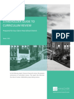 Stakeholder Guide To Curriculum Review Eau Claire Area School District