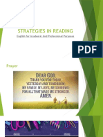 Week 5 Strategies in Reading