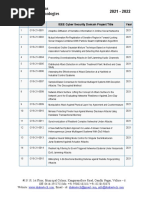 Cyber Security Domain Project Title