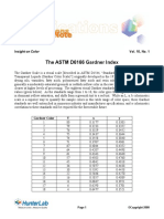 The ASTM D6166 Gardner Index: Vol. 10, No. 1