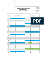 DAFTAR HARI KALENDER DAN JADWAL PELAKSANAAN REHABILITASI SMPN 3 KOTA BOGOR