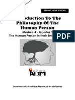 Pdfcoffee.com Module 4introphiloq1mod4the Human Person in Their Environment PDF Free