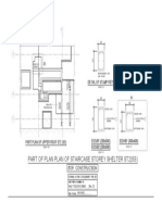 615-SSH15 - Part Plan of Staircase Storey Shelter ST2 (SS) - Rev C1