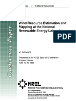 Wind Resource Estimation and Mapping at The National Renewable Energy Laboratory