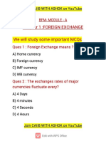 CAIIB WITH ASHOK BFM MODULE A UNIT 1 MCQs