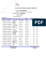 Recurring Deposit Installment Report: Agent Id: From Date