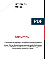 Evaluation Du Personnel