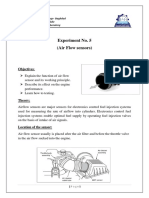 Experiment No. 5 (Air Flow Sensors) : Objectives