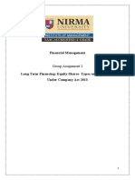 Long Term Financing: Types of Equity Shares