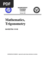 NAVEDTRA 14140 (Math, Trigonometry)