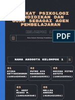 Kelompok 1-Hakikat Psikologi Pendidikan Dan Guru Sebagai Agen Pembelajaran