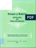 Esopo y Babrio