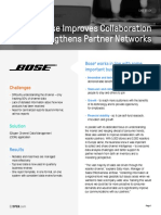 Bose Improves Collaboration and Strengthens Partner Networks