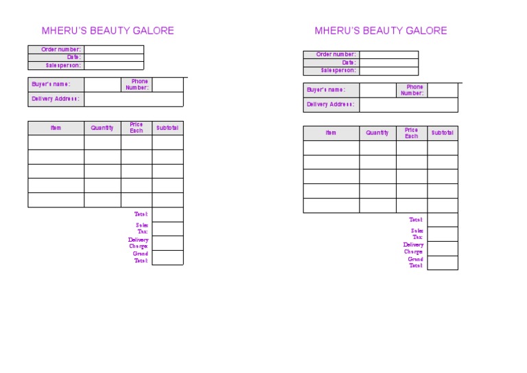 Mheru'S Beauty Galore Mheru'S Beauty Galore | PDF