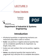 Force Vectors: Department of Industrial & Systems Engineering