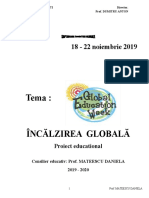 2019 Incalzirea Globala