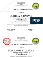 Judie A. Compas: With Honors